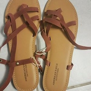 NWT Strappy AE Sandals